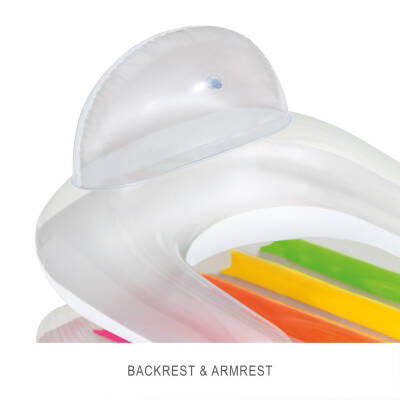 Şişme Havuz Deniz Yatağı - Sultan Yatağı - Bardaklıklı - Gümüş (58802EU) - 4