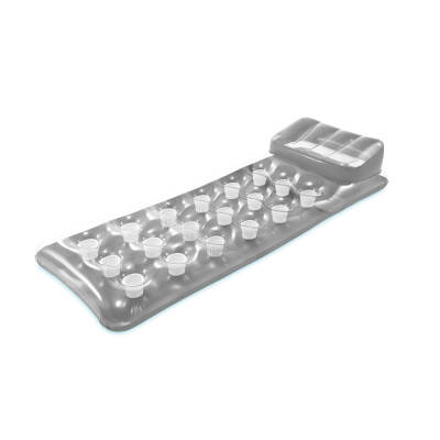 Intex Bardaklıklı Şişme Deniz & Havuz Yatağı - Gümüş (58894)