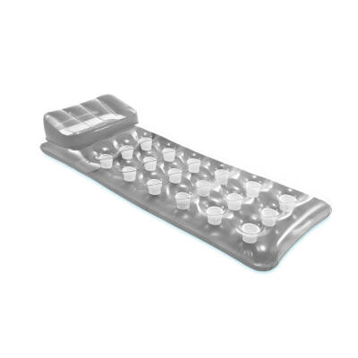 Intex Bardaklıklı Şişme Deniz & Havuz Yatağı - Gümüş (58894) - 2