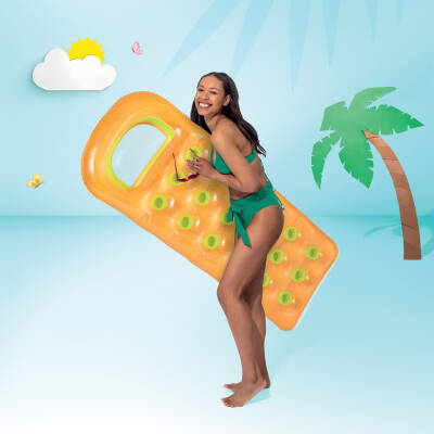 Şişme Havuz Deniz Yatağı - Bardaklıklı - Sarı (59895) - 4