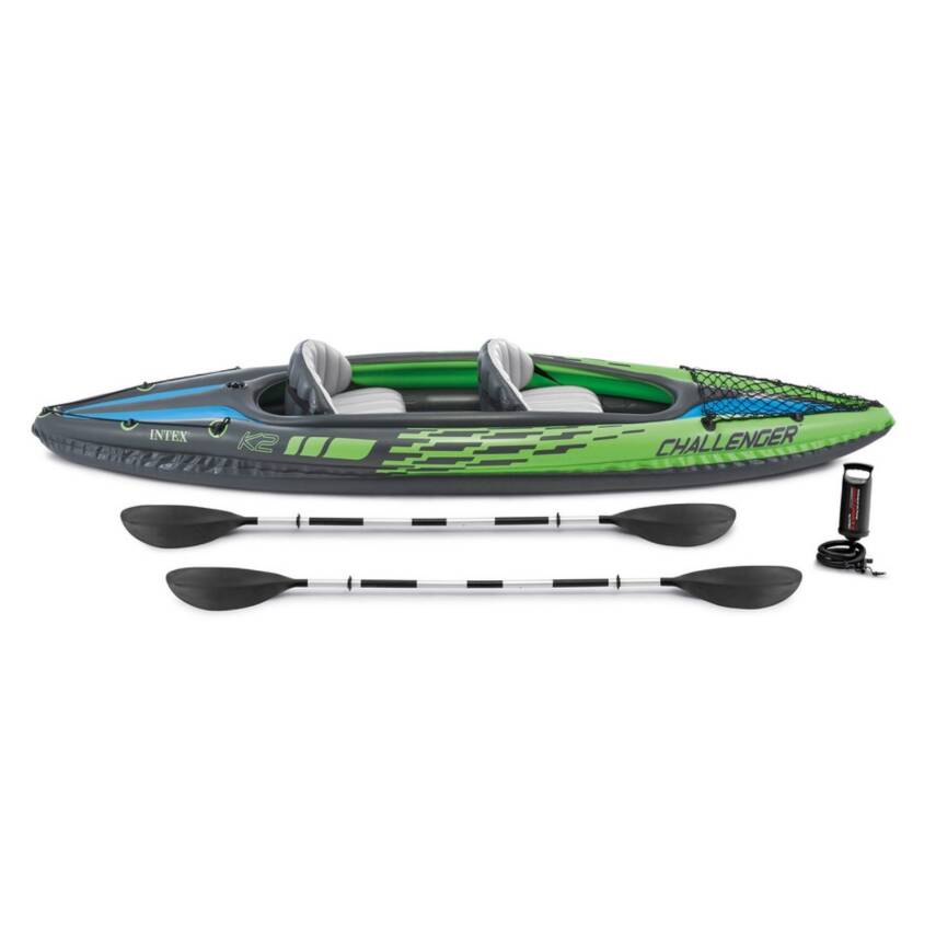 Intex Challenger K2 Şişme Kano Seti - Pompa ve Kürek Dahil - 2