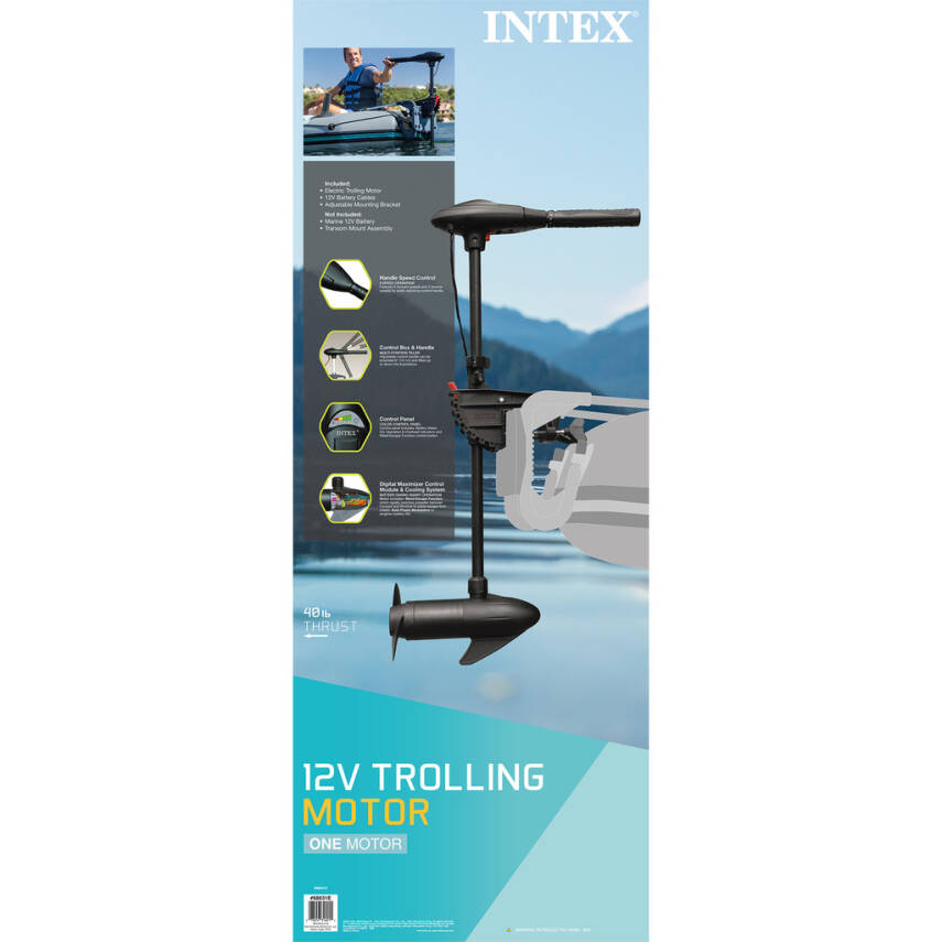 Intex Elektrikli Bot Motoru - Trolling 12V (68631) - 4