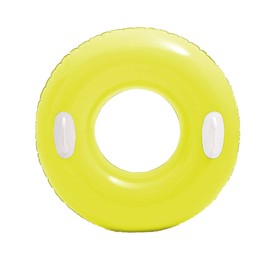 Tutacaklı Parlak Simit - Intex - Neon Yeşil - 76 cm (59258) - 1