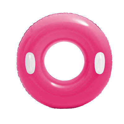 Tutacaklı Parlak Simit - Intex - Pembe - 76 cm (59258)