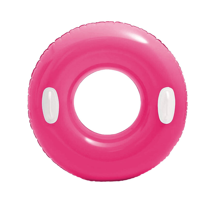 Tutacaklı Parlak Simit - Intex - Pembe - 76 cm (59258) - 1