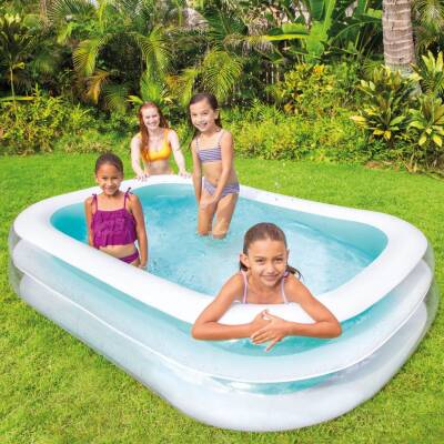 Intex Şeffaf Aile Havuzu - 262 x 175 x 56cm (56483) - 2