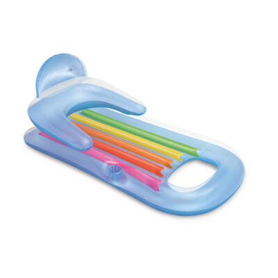 Şişme Havuz Deniz Yatağı - Sultan Yatağı - Bardaklıklı - Mavi (58802EU)