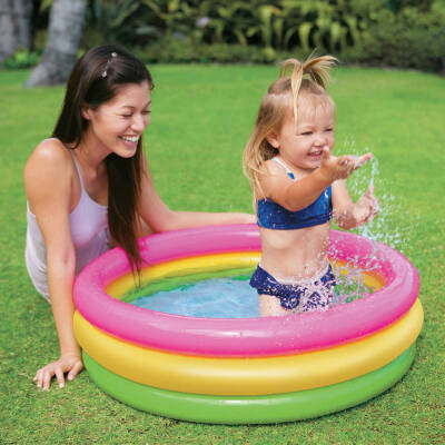 Intex Sunset 3 Boğumlu Bebek Havuzu - 86 x 25 cm - 4