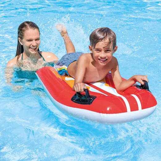 Intex Tutunmalı Şişme Sörf Tahtası - Kırmızı - 3