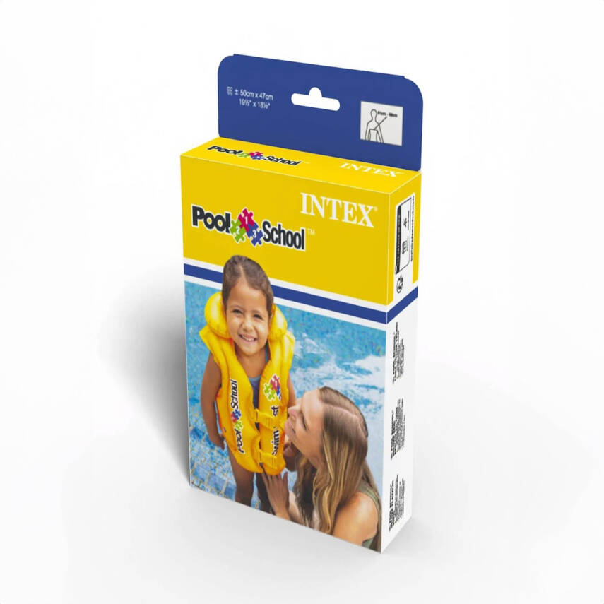 Intex Yakalı Çocuk Can Yeleği - Sarı - 58660 - 3