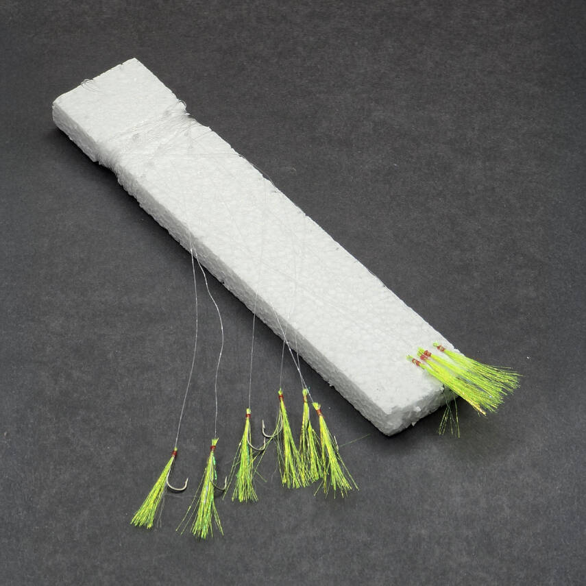 İstavrit Çapari Hazır Takımı - Fishack - On İğneli - Tüylü - 2'li - 2