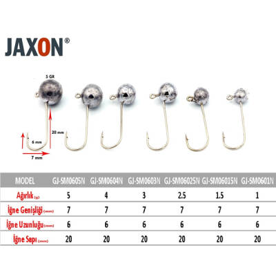 Jaxon Sumato Lrf Jighead - GJ-SM0603N - 3 Gramlık Hassasiyet