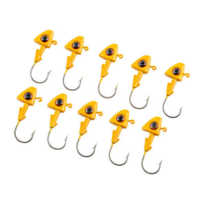 Jighead - Zoka - Kurşunlu Olta İğnesi - (XH-A 07) - Sarı - 8 Gr - 10 Adet - 1