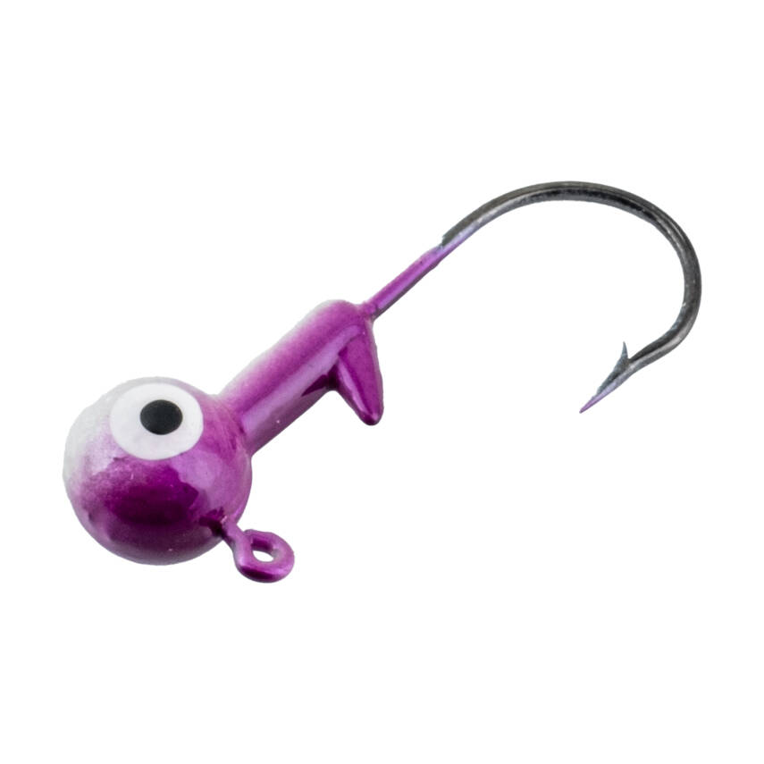 Jighead Zoka Kurşunlu Olta İğnesi - Mor Beyaz - 6 Gr - 2