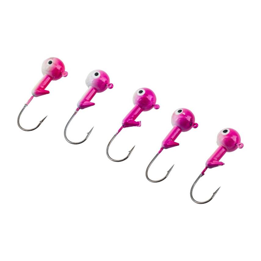 Jighead Zoka Kurşunlu Olta İğnesi - Pembe Beyaz 21 Gr - 4
