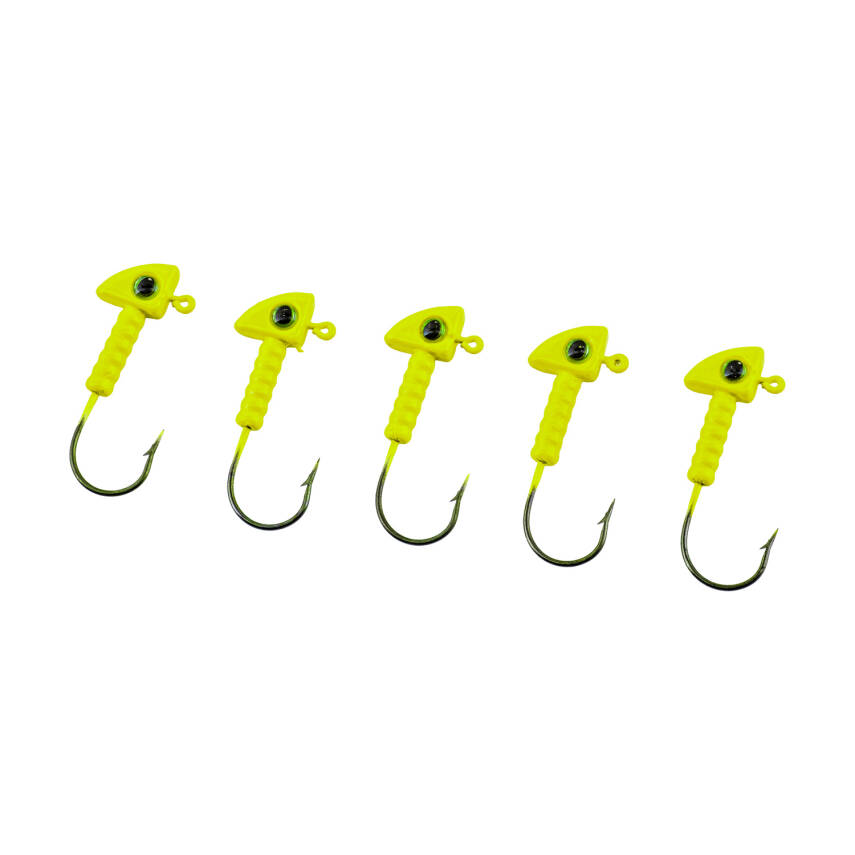 Jighead Zoka Kurşunlu Olta İğnesi - XH-A 06 - Açık Yeşil - 6 Gr - 3