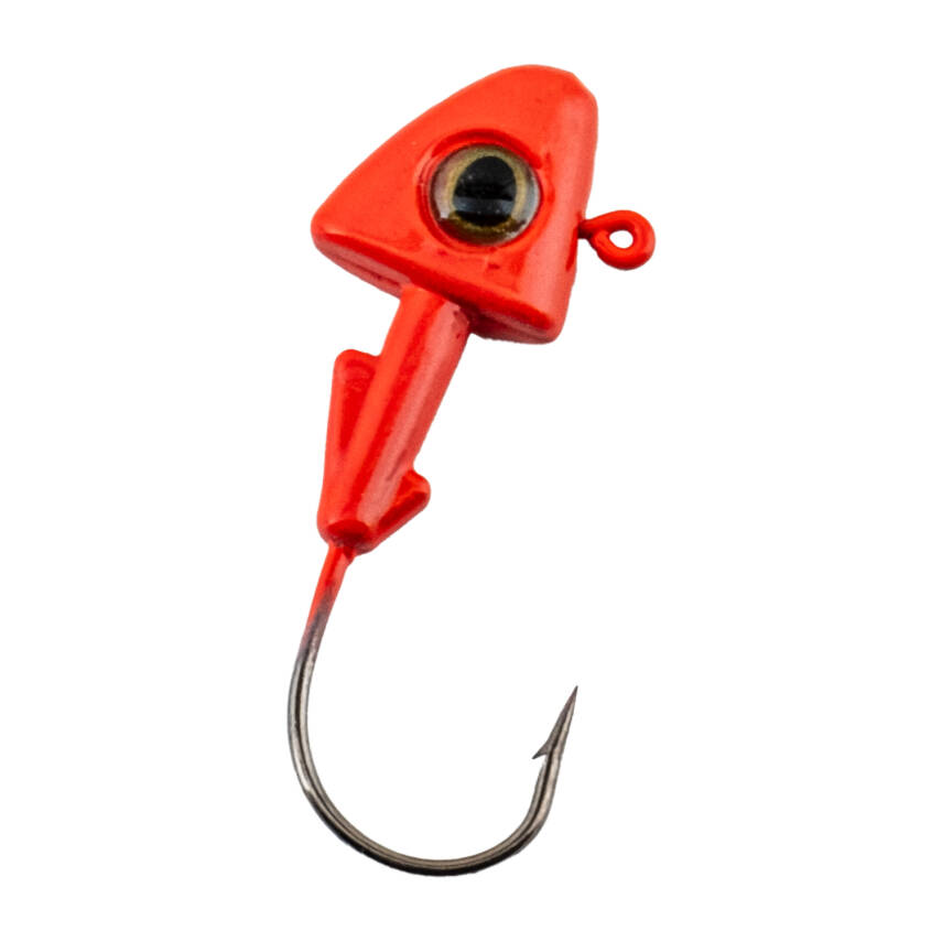 Jighead - Zoka - Kurşunlu Olta İğnesi - (XH-A 07) - Kırmızı - 8 Gr - 2