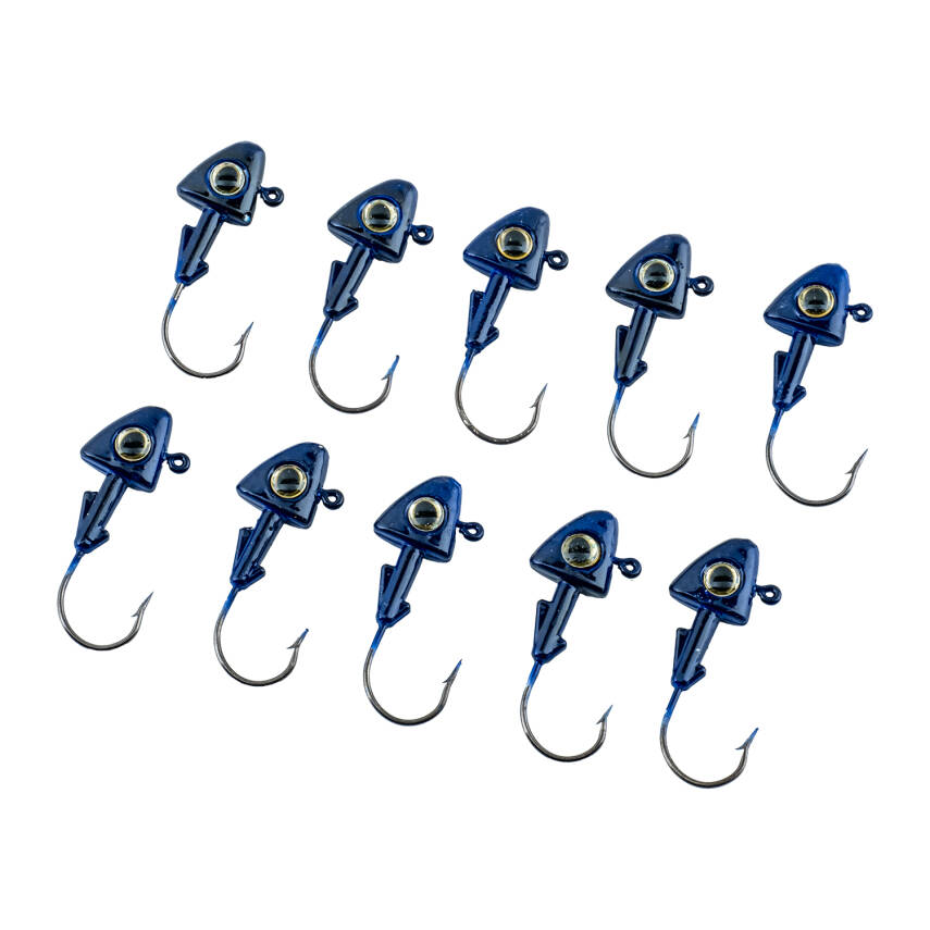 Jighead - Zoka - Kurşunlu Olta İğnesi - (XH-A 07) - Mavi - 6 Gr - 10 Adet - 1
