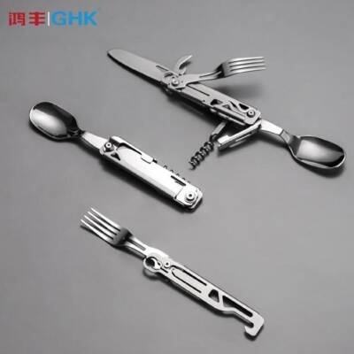 Kamp Çatal&Kaşık&Bıçak Tirbüşon Set - Grand Harvest - GHKS002 - 3