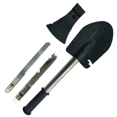 Kamp Seti Balta, Kürek, Bıçak ve Testere - Çok Amaçlı Survival Seti