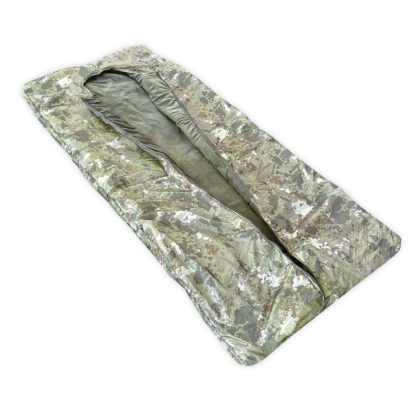 Kamuflaj Uyku Tulumu - İçi Polarlı - Su İtici Kumaş - Accord Extreme - (M-2) - 3