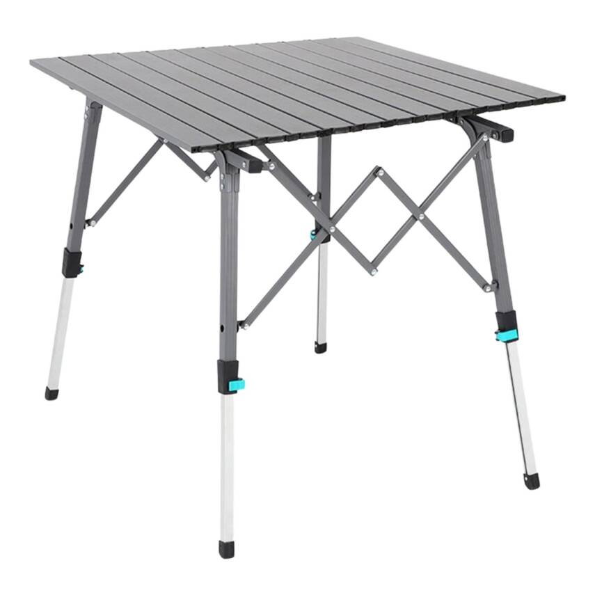 Katlanabilir Alüminyum Kamp Masası - Akordion - Madfox Skylite - Siyah - 2