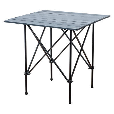 Katlanabilir Alüminyum Kamp ve Piknik Masası - Akordion - Antrasit - 4