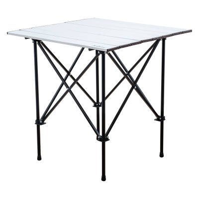 Katlanabilir Alüminyum Kamp ve Piknik Masası - Akordion - Silver - 2
