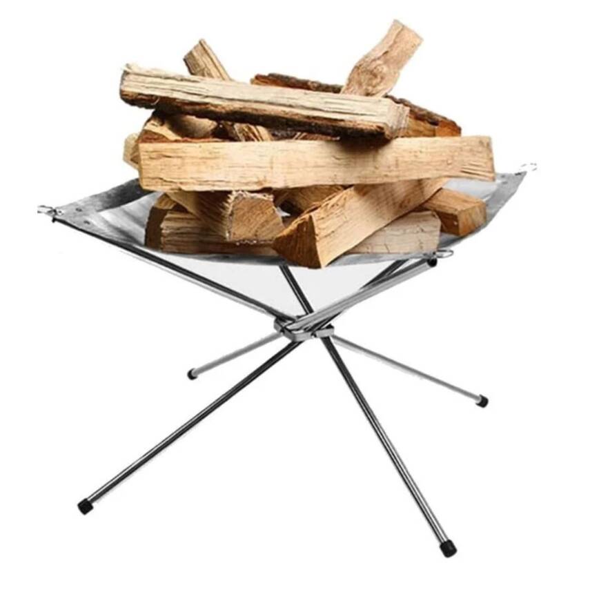 Katlanabilir Ateş Sehpası -Brülör - Madfox Fire Rack - 547216 - 1