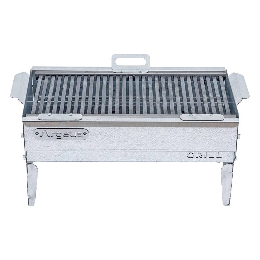 Katlanabilir Ayaklı Portatif Mangal - Paslanmaz - Argeus - Büyük - Taşıma Çantalı - 2