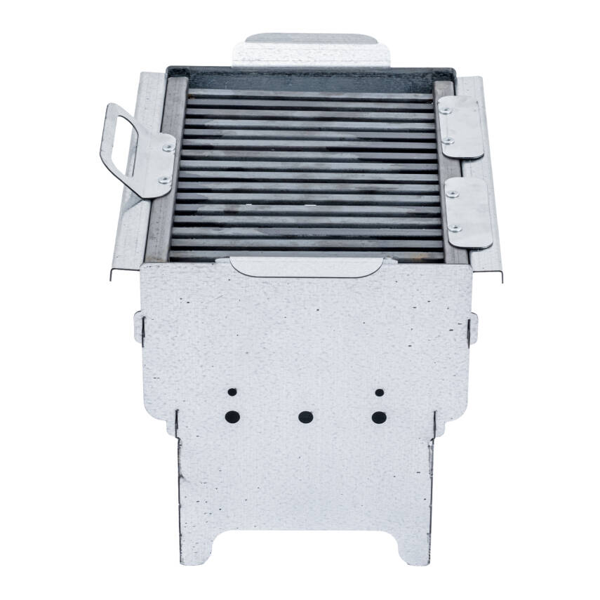 Katlanabilir Ayaklı Portatif Mangal - Paslanmaz - Argeus - Küçük - Taşıma Çantalı - 2