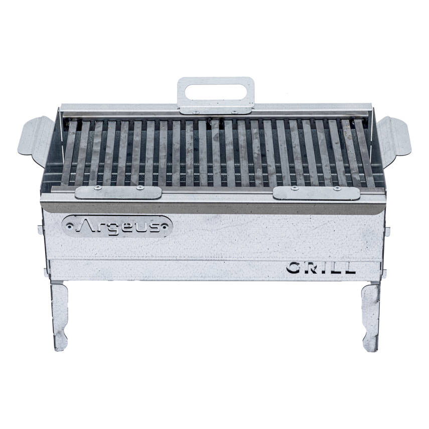 Katlanabilir Ayaklı Portatif Mangal - Paslanmaz - Argeus - Orta - Taşıma Çantalı - 2