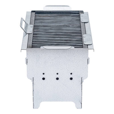 Katlanabilir Ayaklı Portatif Mangal - Paslanmaz - Argeus - Orta - Taşıma Çantalı - 3