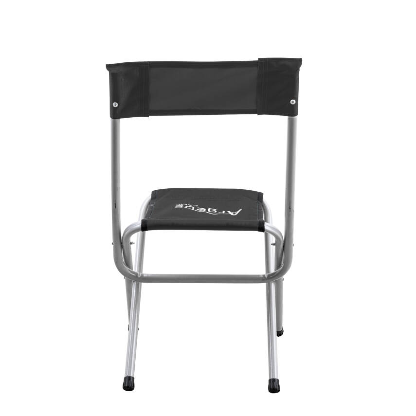 Katlanabilir Balıkçı Kamp Taburesi - Arkalıklı - Siyah - 3