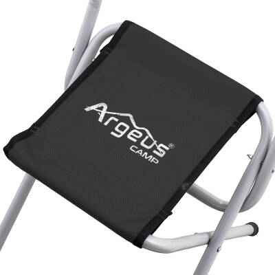 Katlanabilir Balıkçı Kamp Taburesi - Arkalıklı - Siyah - 4
