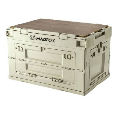 Katlanabilir Kamp Saklama Kutusu - 60  LT - Madfox - Haki - 547304