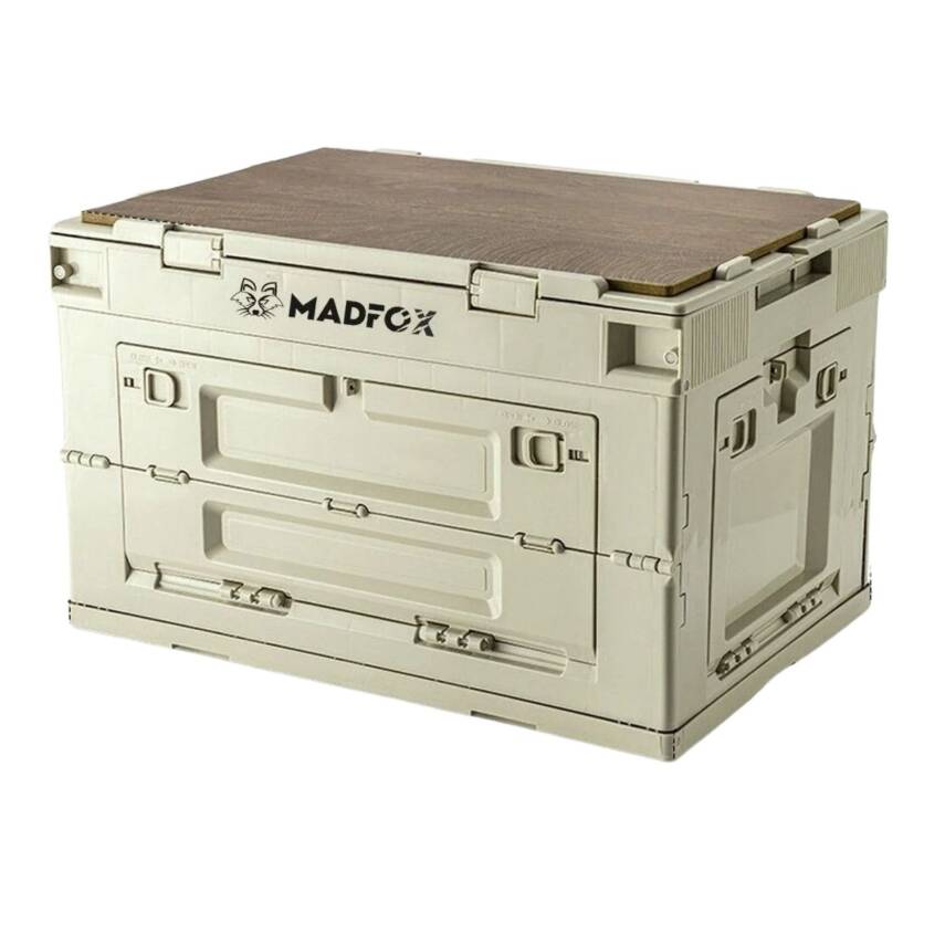 Katlanabilir Kamp Saklama Kutusu - 60  LT - Madfox - Haki - 547304 - 1