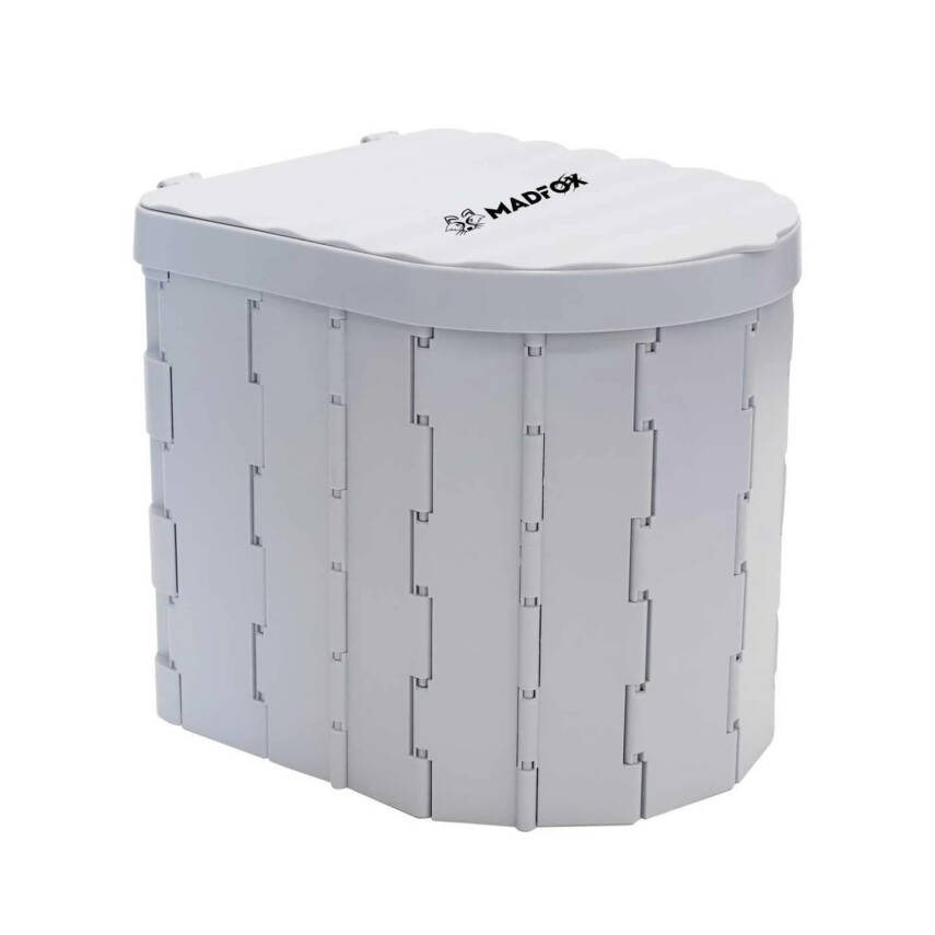 Katlanabilir Portatif Kamp Tuvaleti - Madfox Bi-Pot - Gri - 547218 - 1