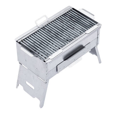 Katlanır Ayaklı Mangal - Argeus - Paslanmaz - Mühürleme Izgaralı - Kül Hazneli - 5