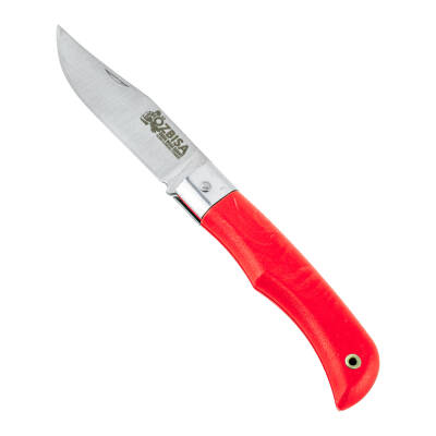 Katlanır Cep Çakısı - Özbısa - El Yapımı - No:1 - Kırmızı