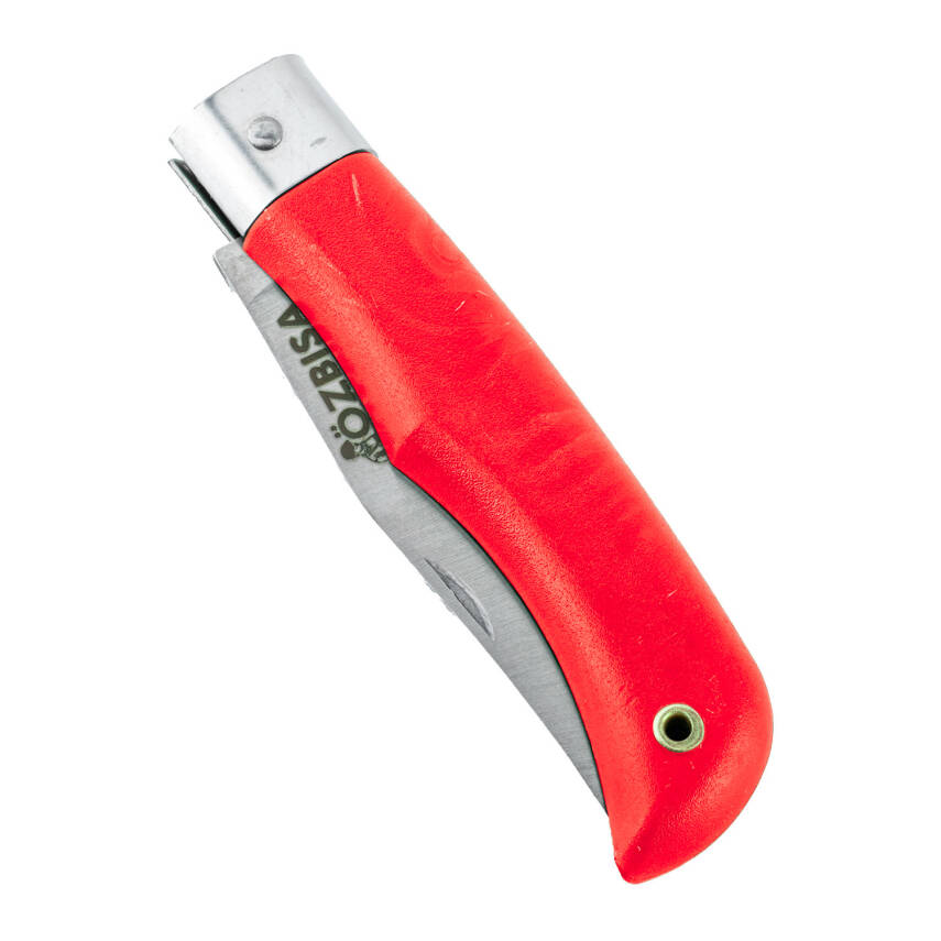 Katlanır Cep Çakısı - Özbısa - El Yapımı - No:1 - Kırmızı - 4