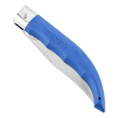 Katlanır Cep Çakısı - Yatağan - El Yapımı - Mavi - No:2 - 4