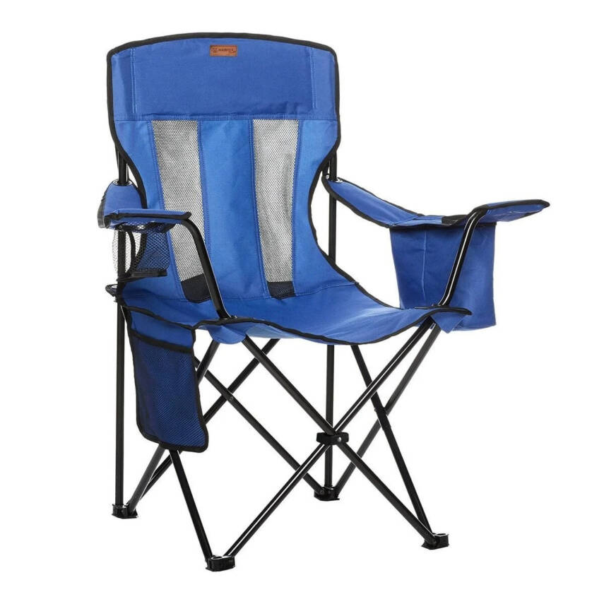 Katlanır Kamp Piknik Sandalyesi - Madfox Beacon - Bardaklıklı - Mavi - 547286 - Taşıma Çantalı - 1