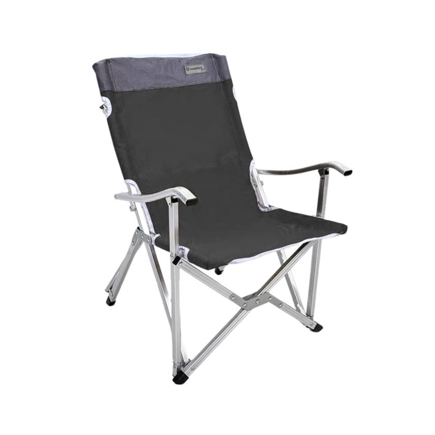 Katlanır Kamp Piknik Sandalyesi - Madfox Dachuan - Siyah - 547213 - Taşıma Çantalı - 1