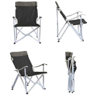 Katlanır Kamp Piknik Sandalyesi - Madfox Dachuan - Siyah - 547213 - Taşıma Çantalı - 4