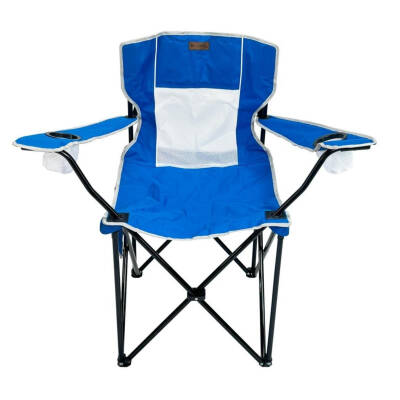 Katlanır Kamp Piknik Sandalyesi - Madfox Harbor - Bardaklıklı - Mavi - Taşıma Çantalı - 2