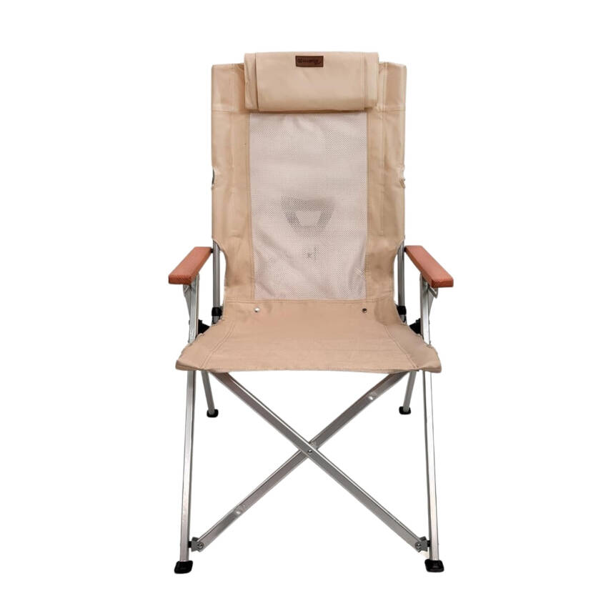 Katlanır Kamp Piknik Sandalyesi - Madfox Haven - 6 Kademeli - Bej - 547282 - Taşıma Çantalı - 3