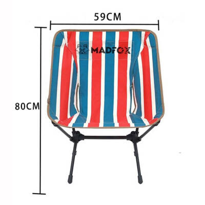 Katlanır Kamp Piknik Sandalyesi - Madfox Infinity Ultralight - R.Çizgili -547214 - Taşıma Çantalı - 3