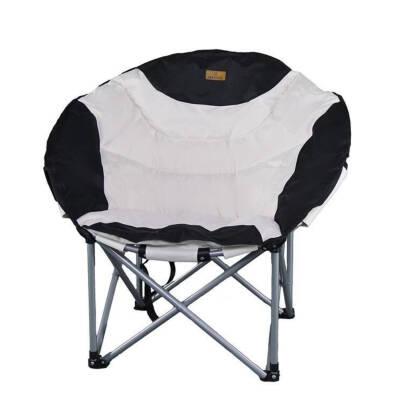 Katlanır Kamp Piknik Sandalyesi - Madfox Moonchair Deluxe - Siyah/Gri - 547212 - Taşıma Çantalı - 2