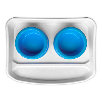 Kedi/Köpek Lüks Mama Seti Mavi - 3